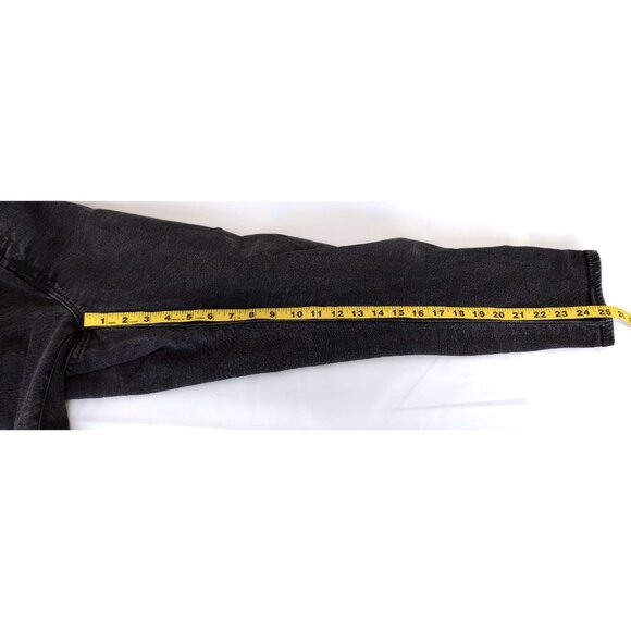 Levi Wedgie Skinny Jeans Size 28 Black - Picture 7 of 9